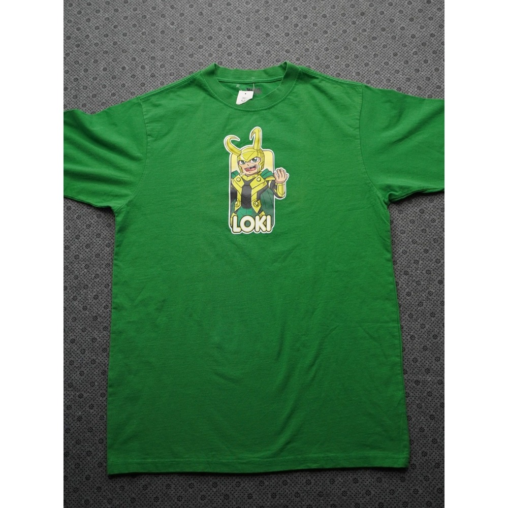 Marvel Loki Graphic Large T-Shirt Green - NEW - BoxLunch Exclusive